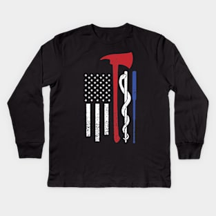 First responders Kids Long Sleeve T-Shirt